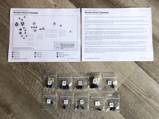 Access Virus C Recap Kit (Main Board & Panel Board)