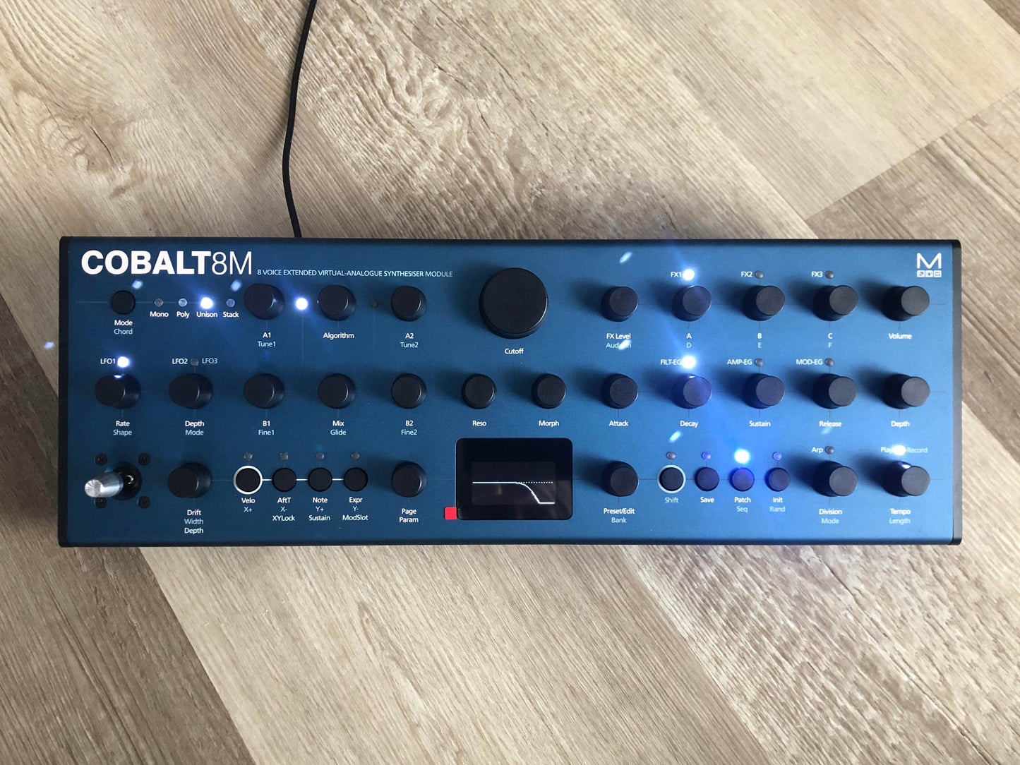 Modal Cobalt 8M Desktop / Rack Analog Modeling Synthesizer Mint w/ the OG Box