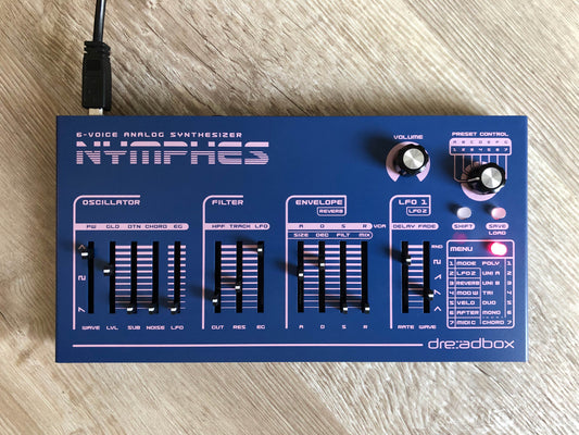 Dreadbox Nymphes 6-Voice Analog Synthesizer Near-Mint w/ Original Box