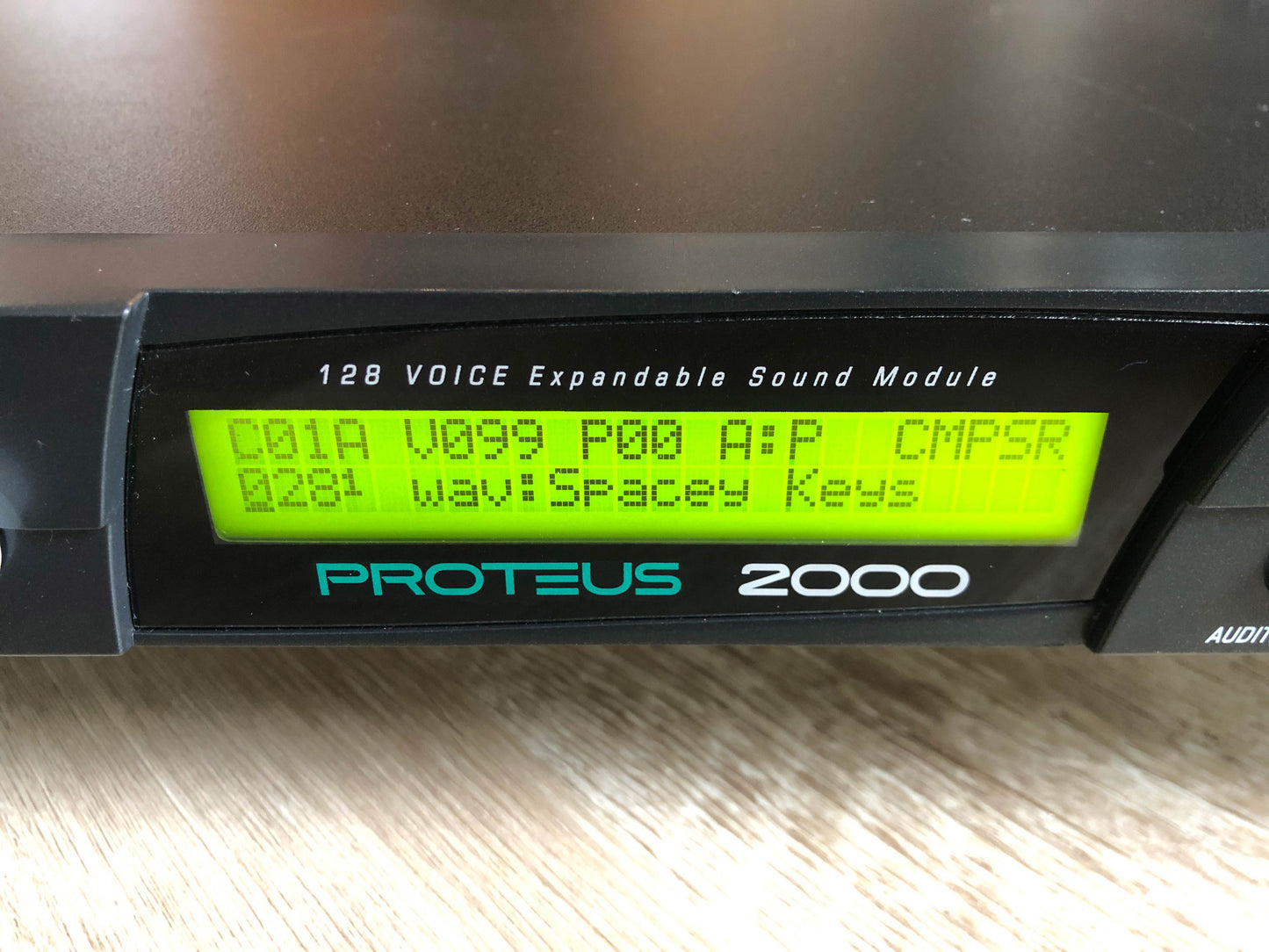 E-MU Proteus 2000 Synthesizer Module w/ New Power Supply + New Encoder
