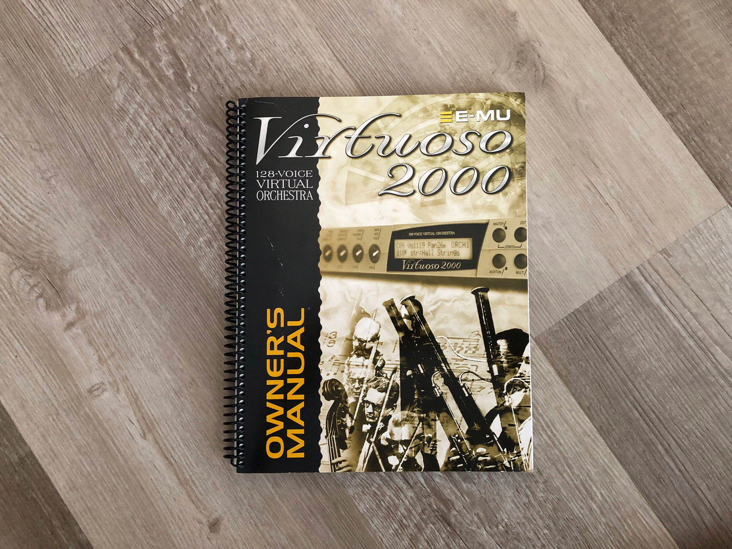 E-MU Systems Virtuoso 2000 Original Manual w/ Printed Manual Addendum