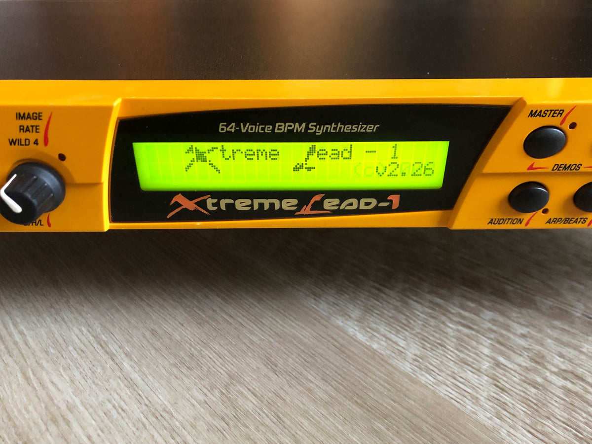 E-MU Xtreme Lead Synthesizer Sound Module w/ XLEAD & PHATT ROMs, New Encoder + Rack Ears