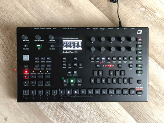 Elektron Analog Four MKII w/ New Encoder, OG PSU + New 7ft USB Cable