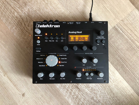 Elektron Analog Heat MKI w/ OG PSU + Quality Aftermarket USB Cable