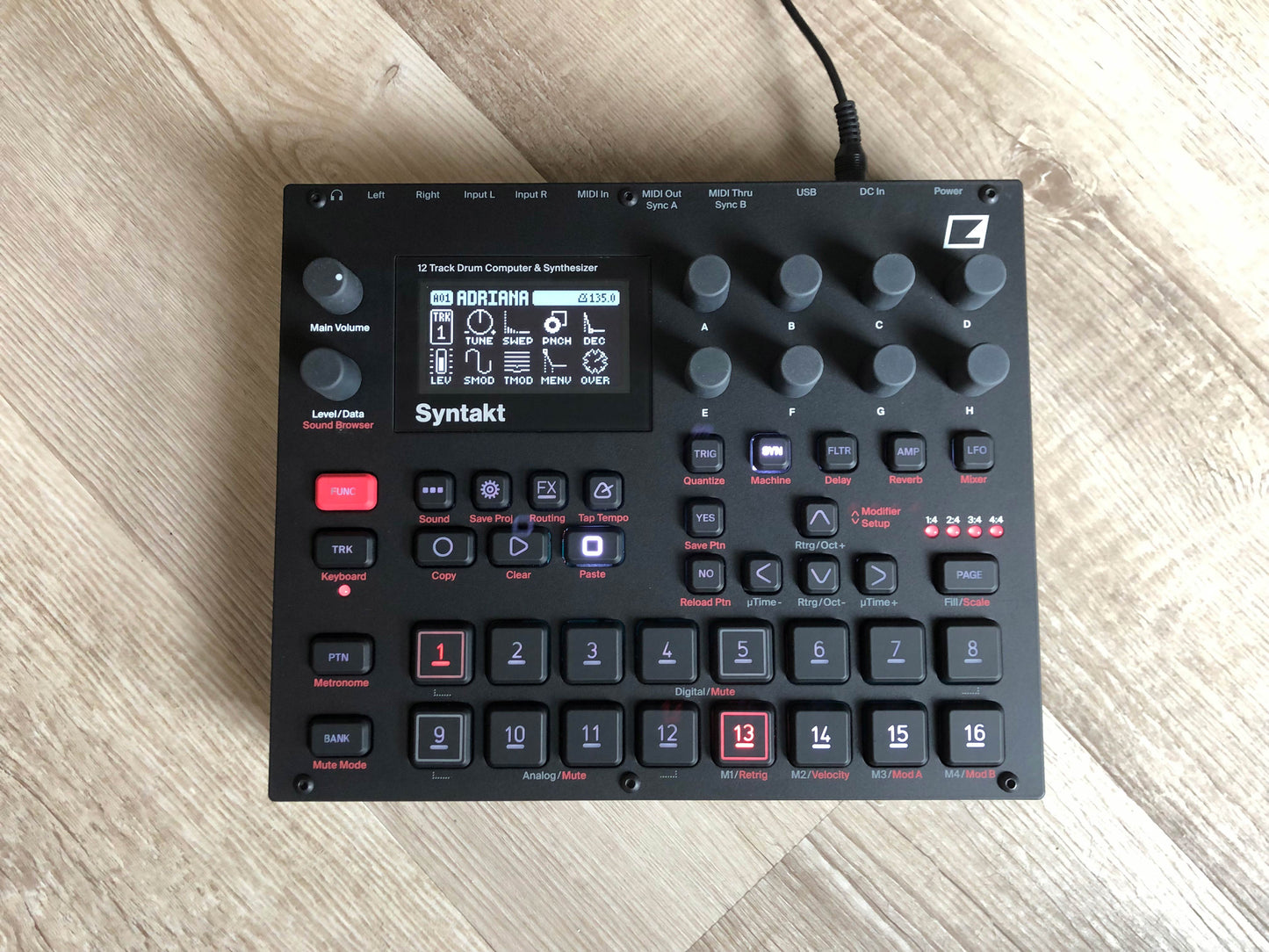 Elektron Syntakt w/ OG Box, PSU + USB Cable