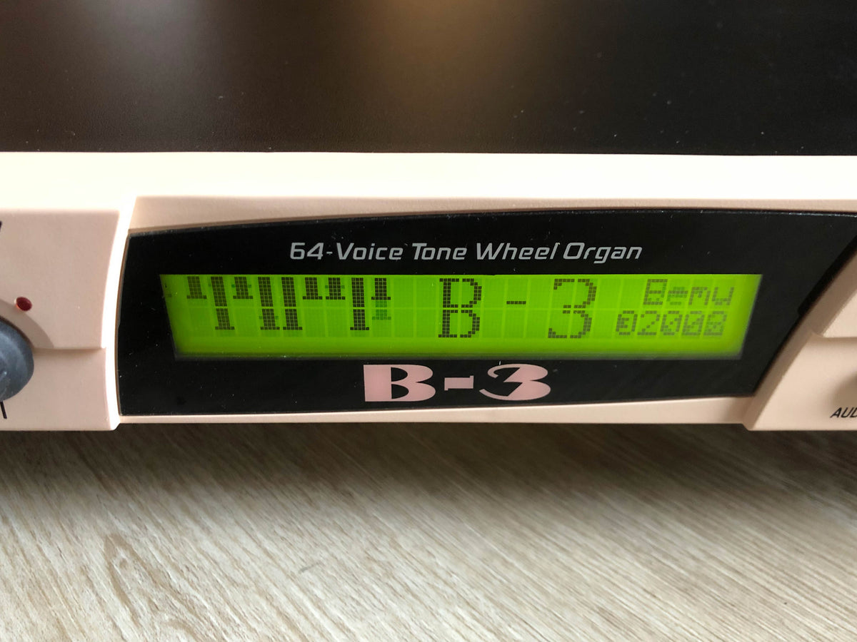 E-MU Systems B-3 Tonewheel Organ Sound Module in Beautiful Condition w/ New Encoder + Rack Ears