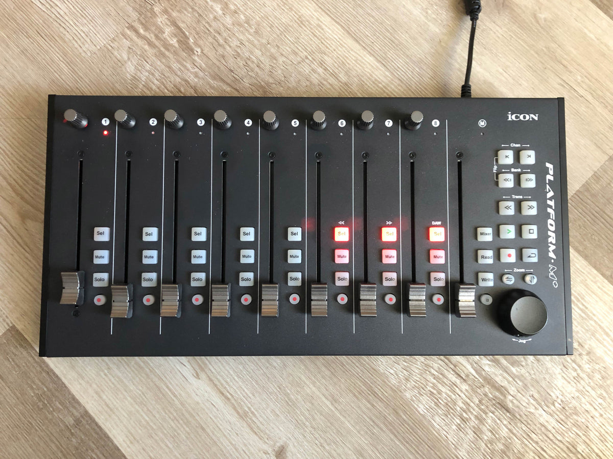Icon Platform M+ USB MIDI DAW Controller w/ Motorized Faders & Transport Controls