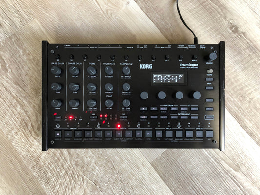 Korg Drumlogue Hybrid Drum Machine w/ OG PSU