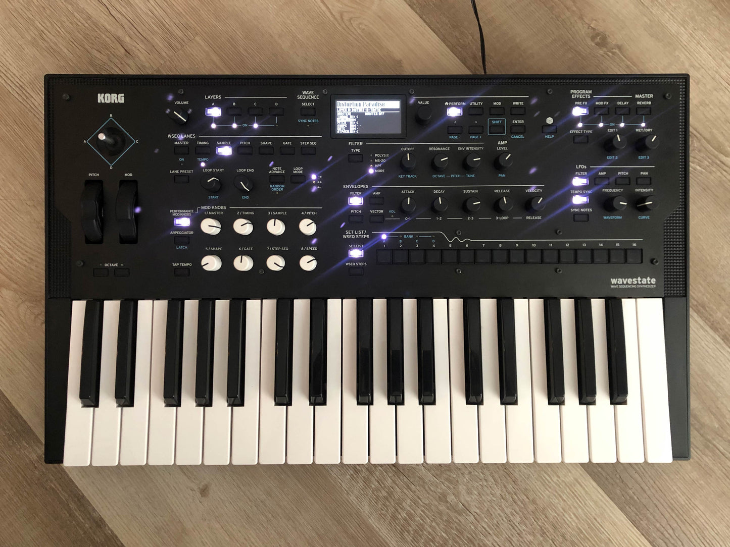 Korg Wavestate MKI Wave Sequencing Synthesizer w/ Original Power Supply