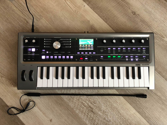 MicroKorg 2 Synthesizer & Vocoder w/ OG Mic, PSU + Quick Start Guide