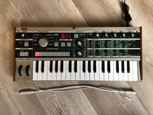 MicroKorg w/ All New Pots & Tacts, New Mic + Aftermarket PSU