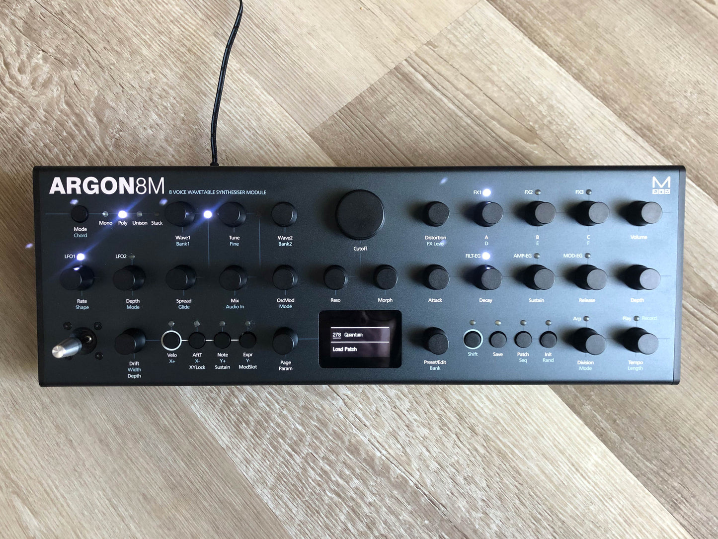 Modal Argon 8M Desktop / Rack Wavetable Synthesizer w/ the OG Box