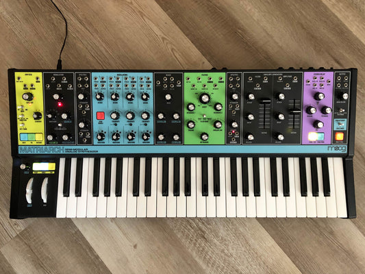 Moog Matriarch Semi-Modular Analog Synthesizer w/ OG Box & PSU, 15 Patch Cables + Manual & Recipe Book
