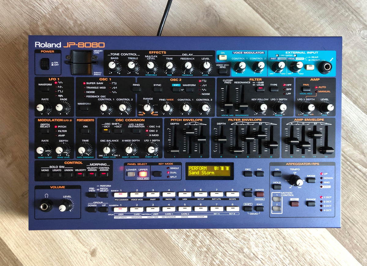 Roland JP-8080 Analog Modeling Synthesizer & Vocoder, Recently Serviced