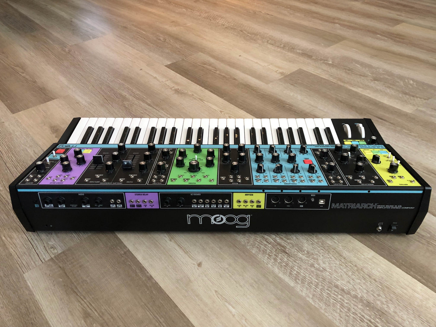 Moog Matriarch Semi-Modular Analog Synthesizer w/ OG Box & PSU, 15 Patch Cables + Manual & Recipe Book