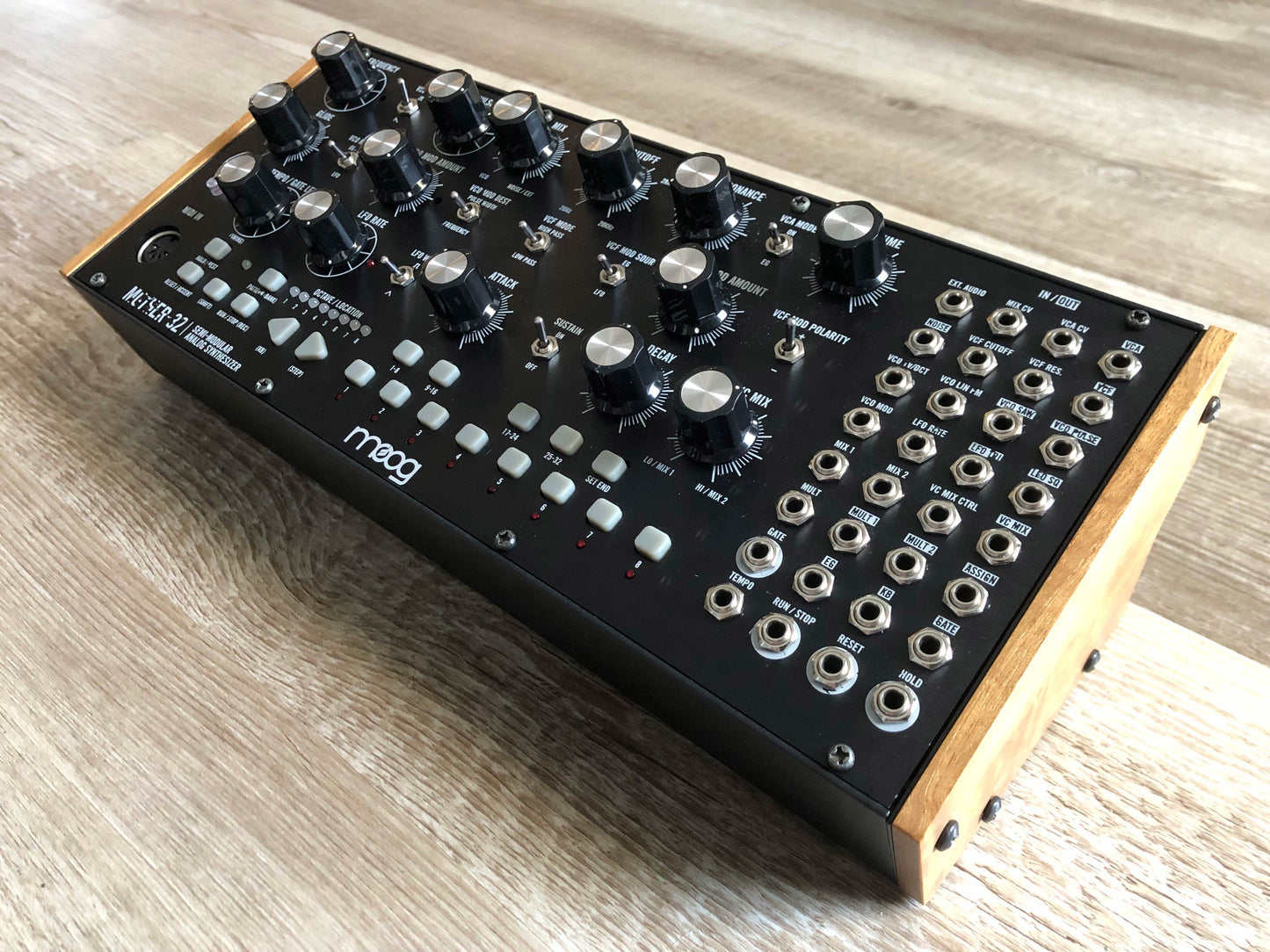 Moog Mother-32 Semi-Modular Analog Synthesizer Manual, 7 Patch Cables + PSU