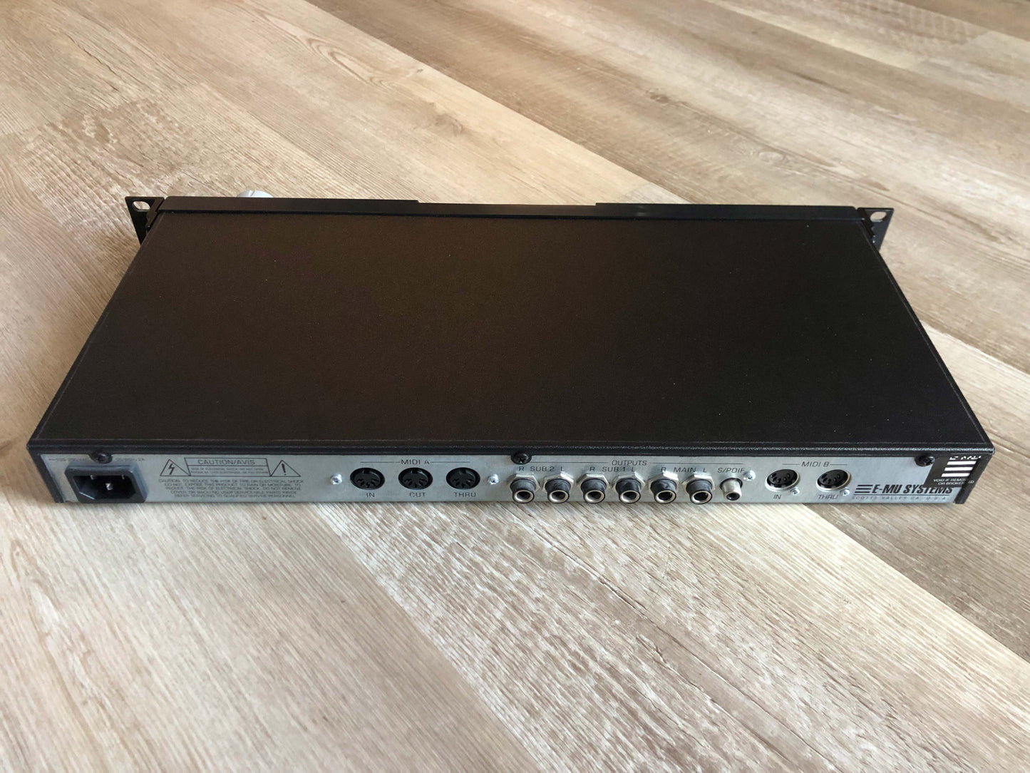 E-MU Systems Proteus 2000 Synthesizer Sound Module w/ New Encoder + Rack Ears & Manual