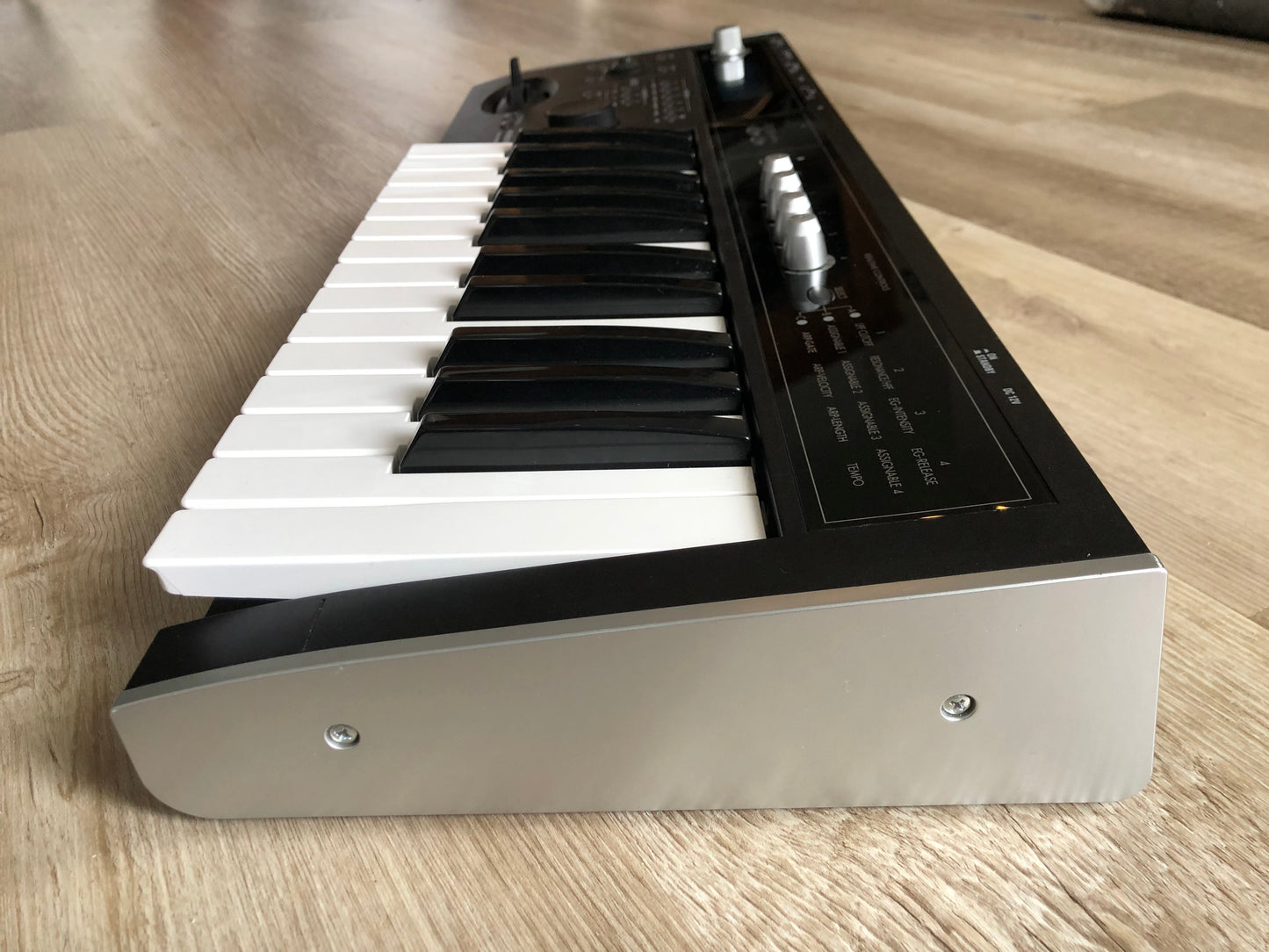 Korg MicroX w/ Orange Carrying Case + Aftermarket PSU