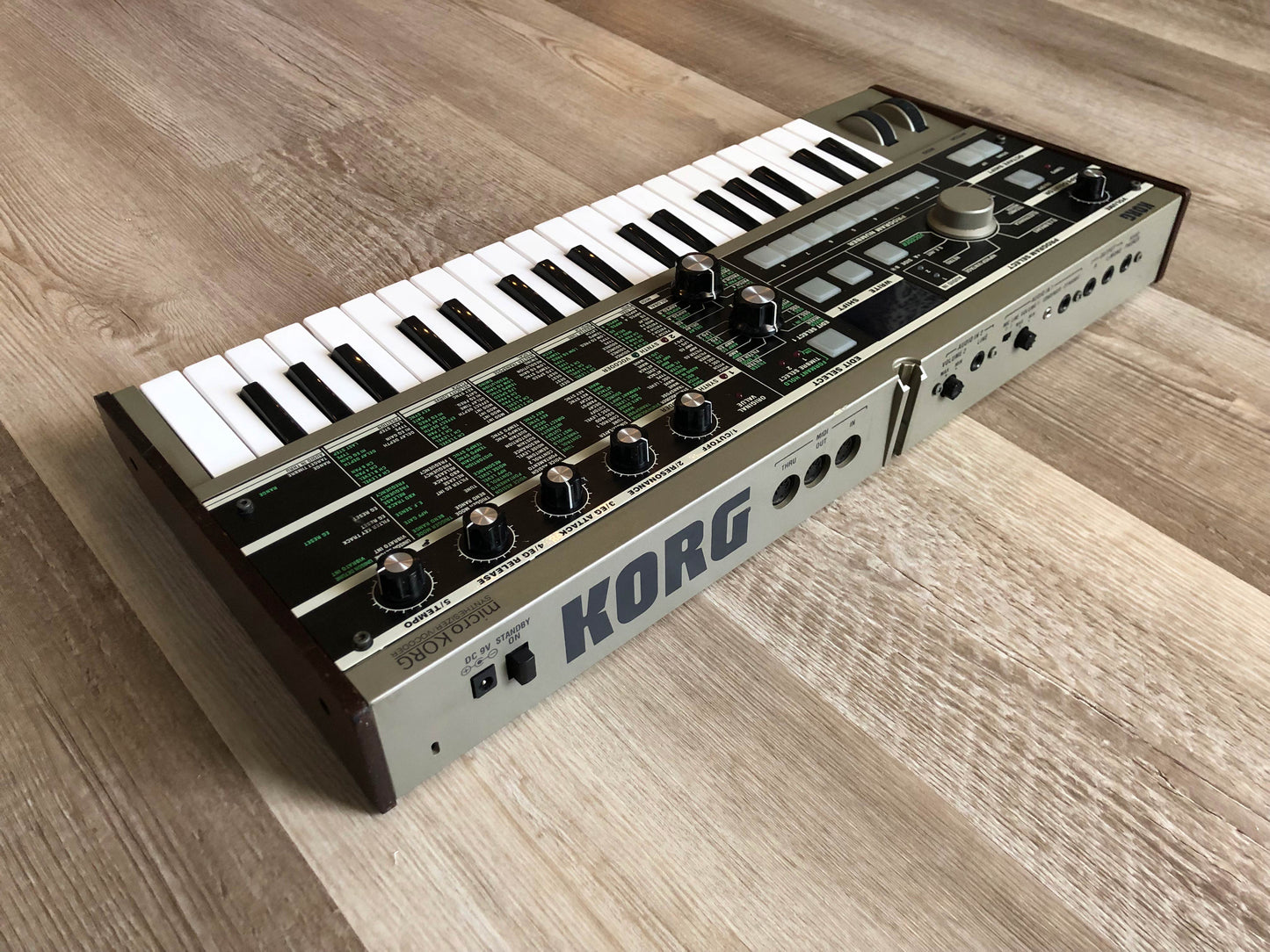 MicroKorg w/ All New Pots & Tacts, OG MIc + Aftermarket PSU