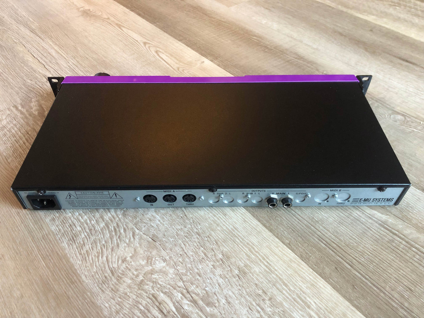 E-MU Systems Mo' Phatt Synthesizer Sound Module w/ New Encoder + Rack Ears