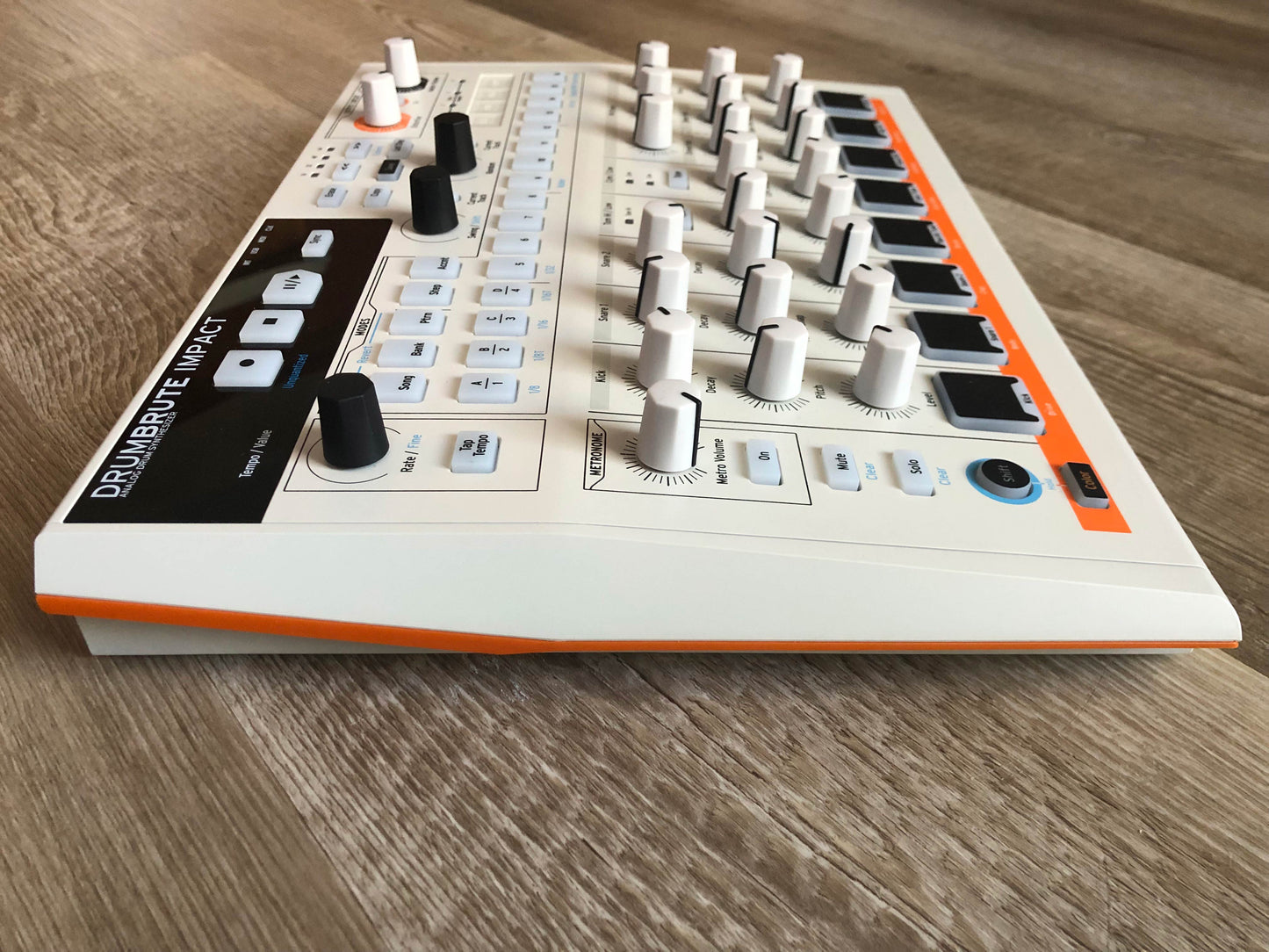 Arturia Drumbrute Impact 1984 Edition (White) Analog Drum Synthesizer, Mint w/ OG Box + PSU