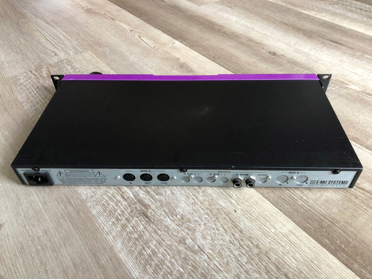E-MU Systems Mo' Phatt Synthesizer Sound Module w/ New Encoder + Rack Ears