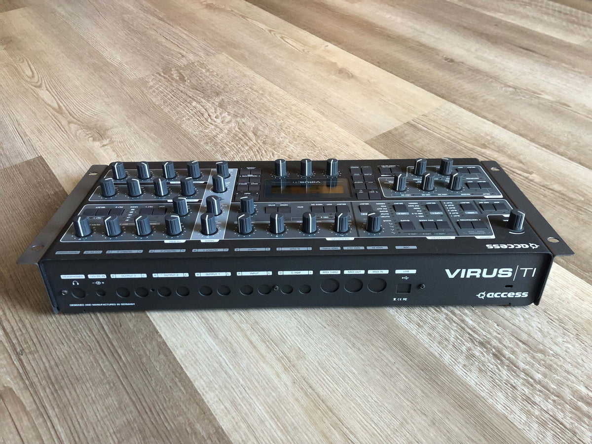 Access Virus TI2 Digital Synthesizer w/ Rack Mount Kit, New Battery + New PSU