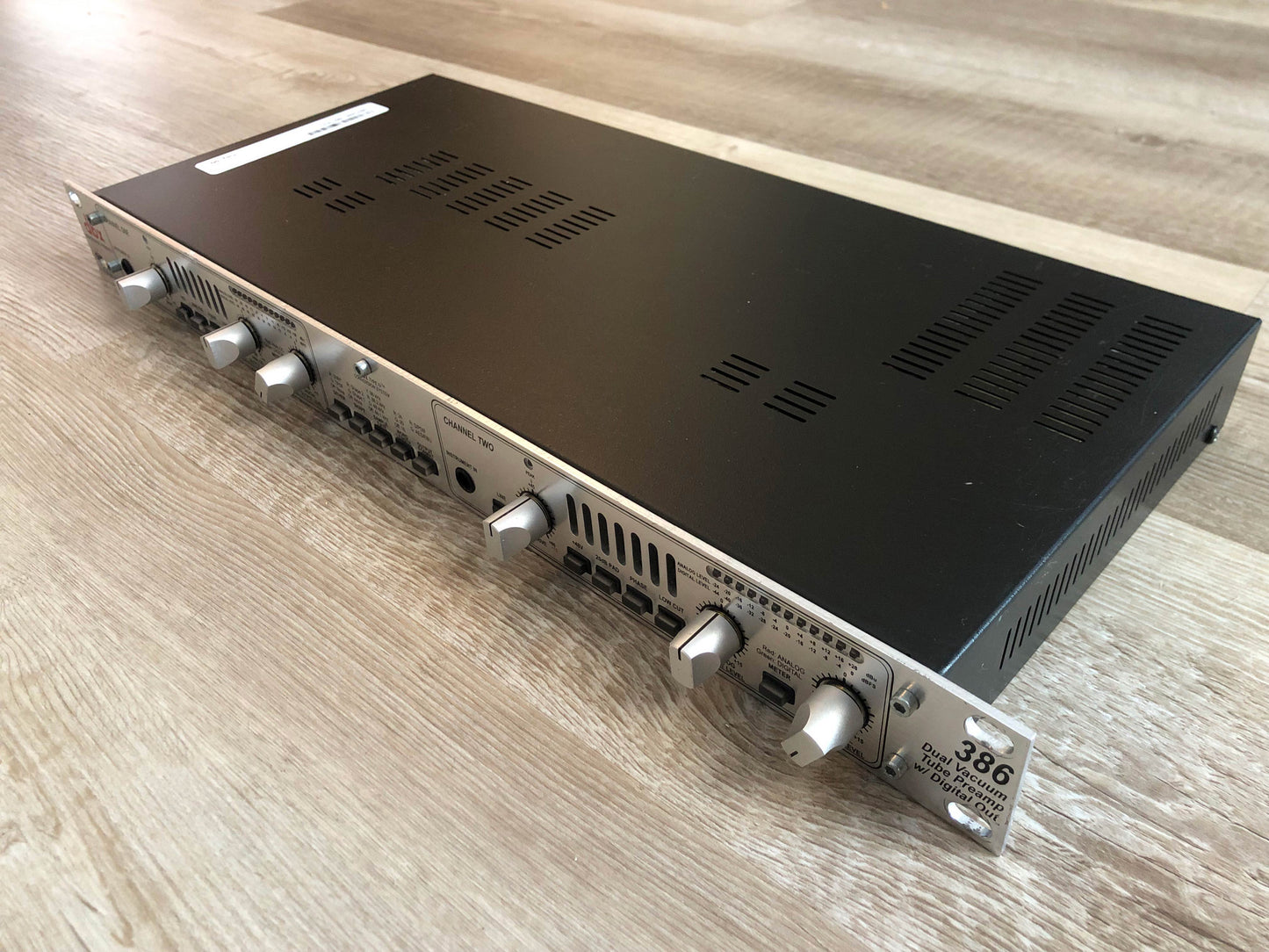 DBX 386 Dual Vacuum Tube Preamp w/ New Tubes, New Caps in Analog Path, Lubed & Calibrated