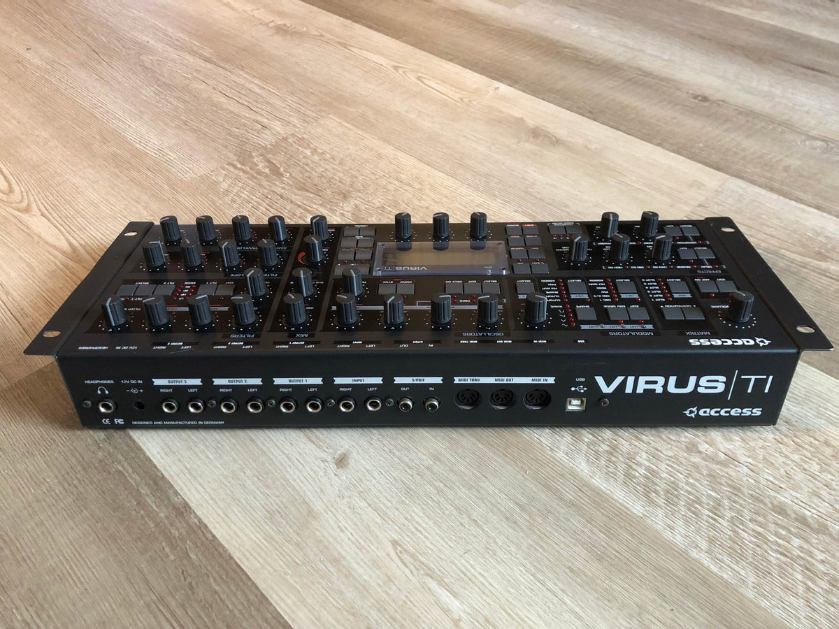 Access Virus TI Rack w/ All New Tacts, New Battery, PSU + HQ USB Cable