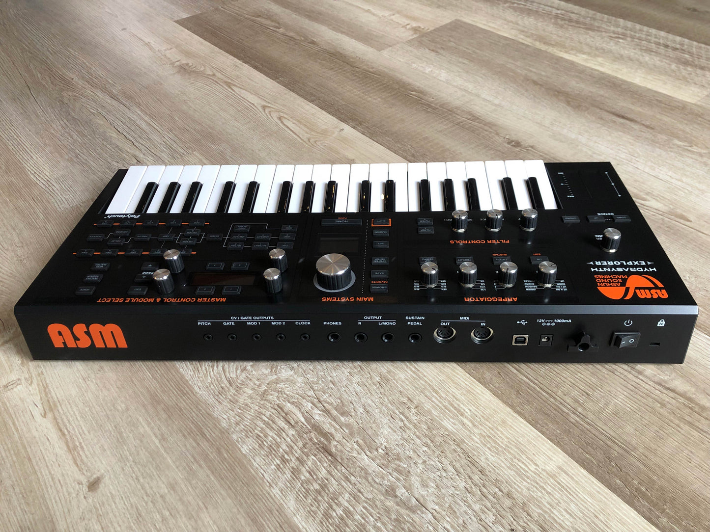 ASM Hydrasynth Explorer Polyphonic Wave Morphing Synthesizer w/ OG Box, Manual + PSU