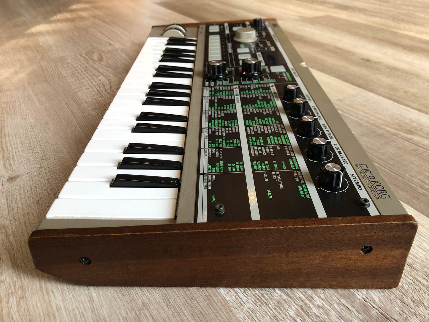 MicroKorg w/ All New Pots & Tacts, New Mic + Aftermarket PSU