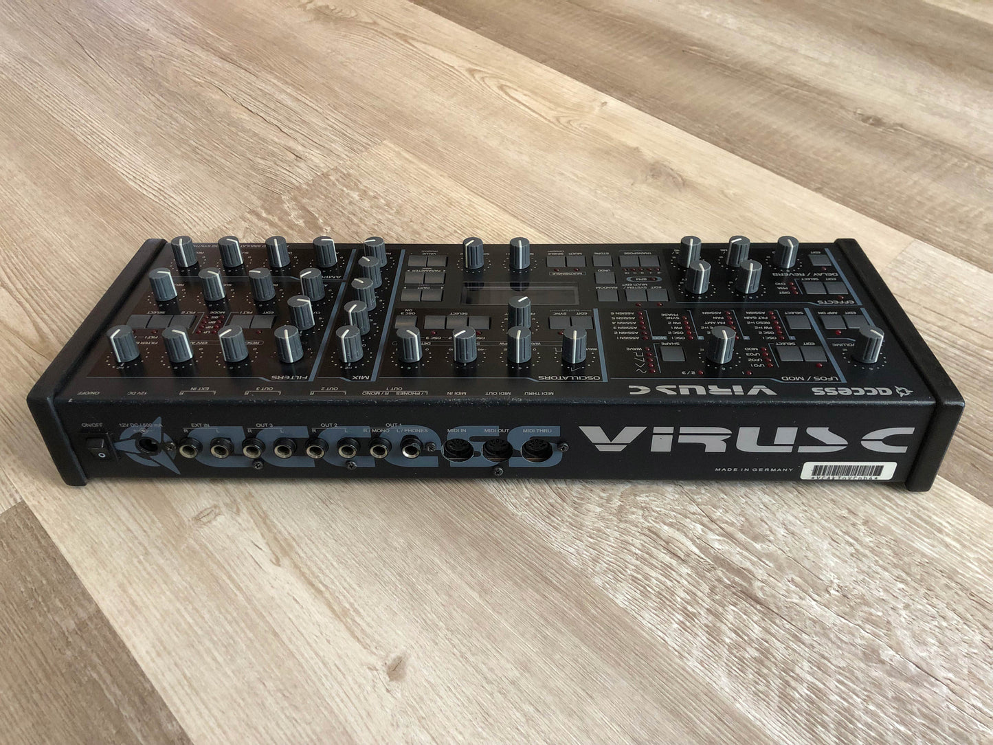 Access Virus C Desktop, Fully Recapped, All New Tacts, New Power Switch, Battery + PSU