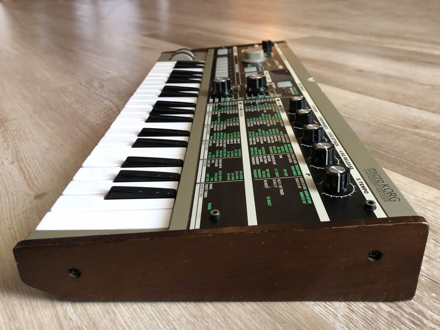 MicroKorg w/ All New Pots & Tacts, OG MIc + Aftermarket PSU