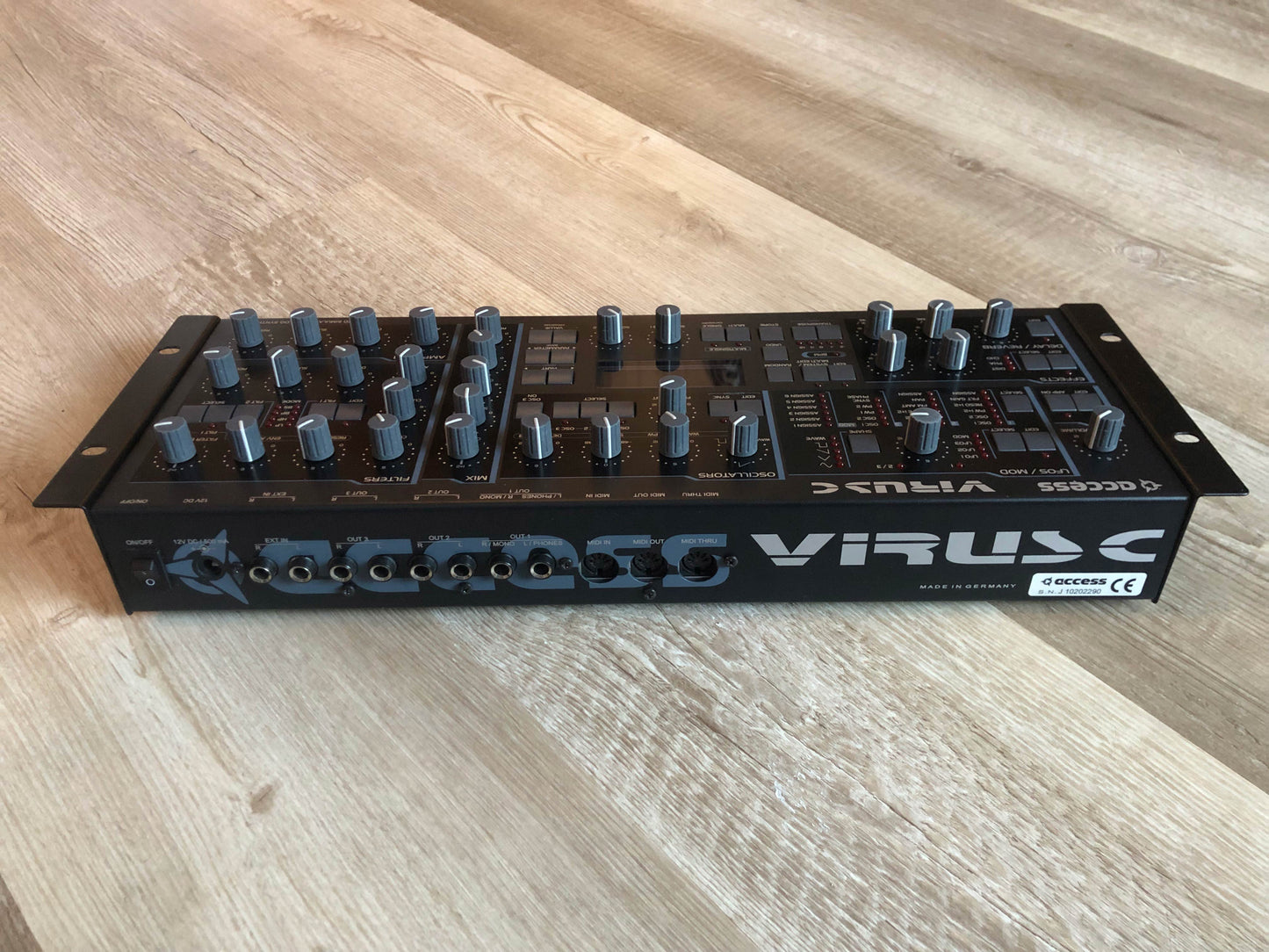 Access Virus C Rack, All New Tacts, New Power Filter Cap, Battery + PSU, OS 6.5