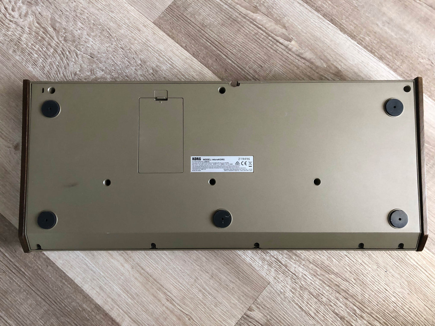 MicroKorg w/ Aftermarket Power Supply (no Mic / no Battery Power)