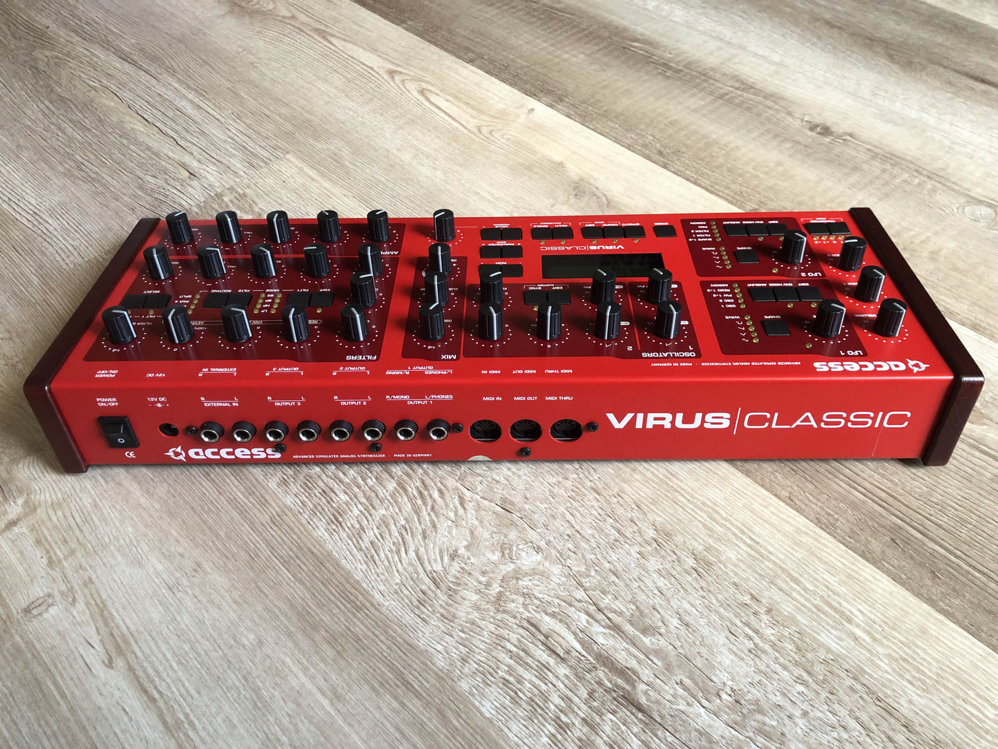 Access Virus Classic Desktop, Near-Mint w/ All New Tacts, Partial Recap, New Display + PSU