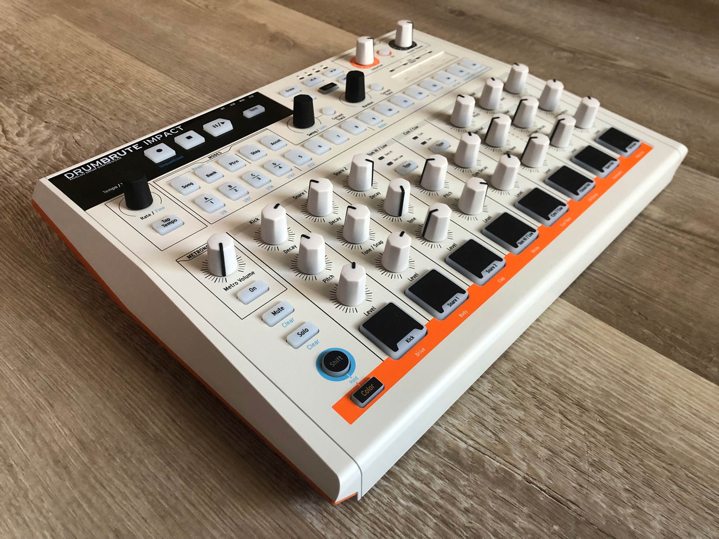 Arturia Drumbrute Impact 1984 Edition (White) Analog Drum Synthesizer, Mint w/ OG Box + PSU