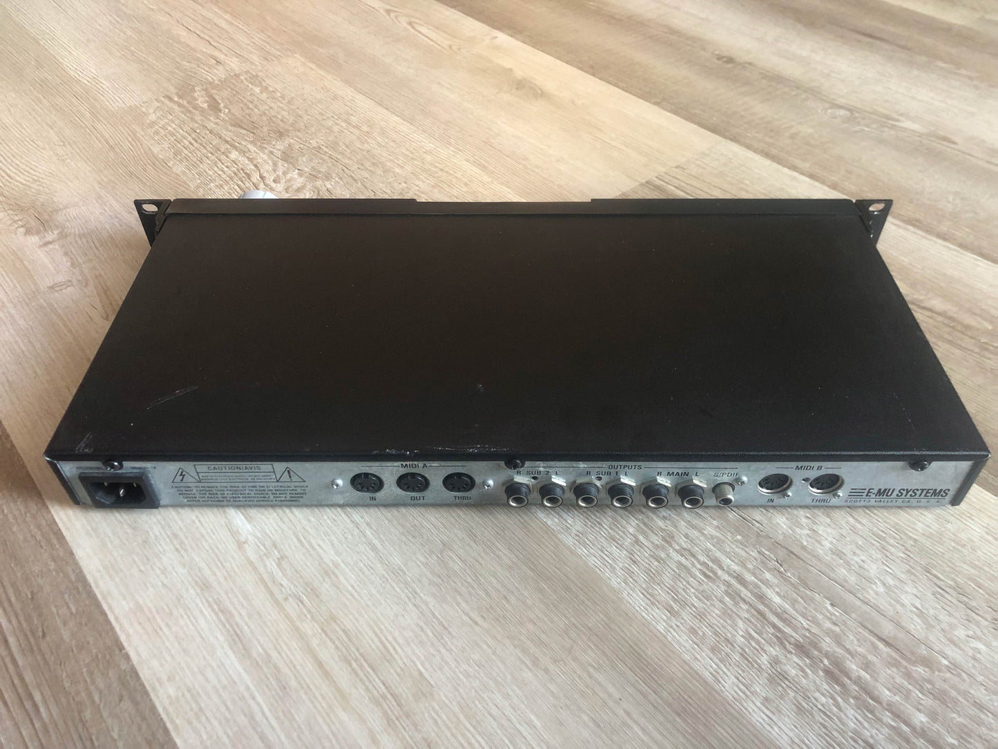 E-MU Systems Proteus 2000 Synthesizer Sound Module w/ New Encoder + Rack Ears