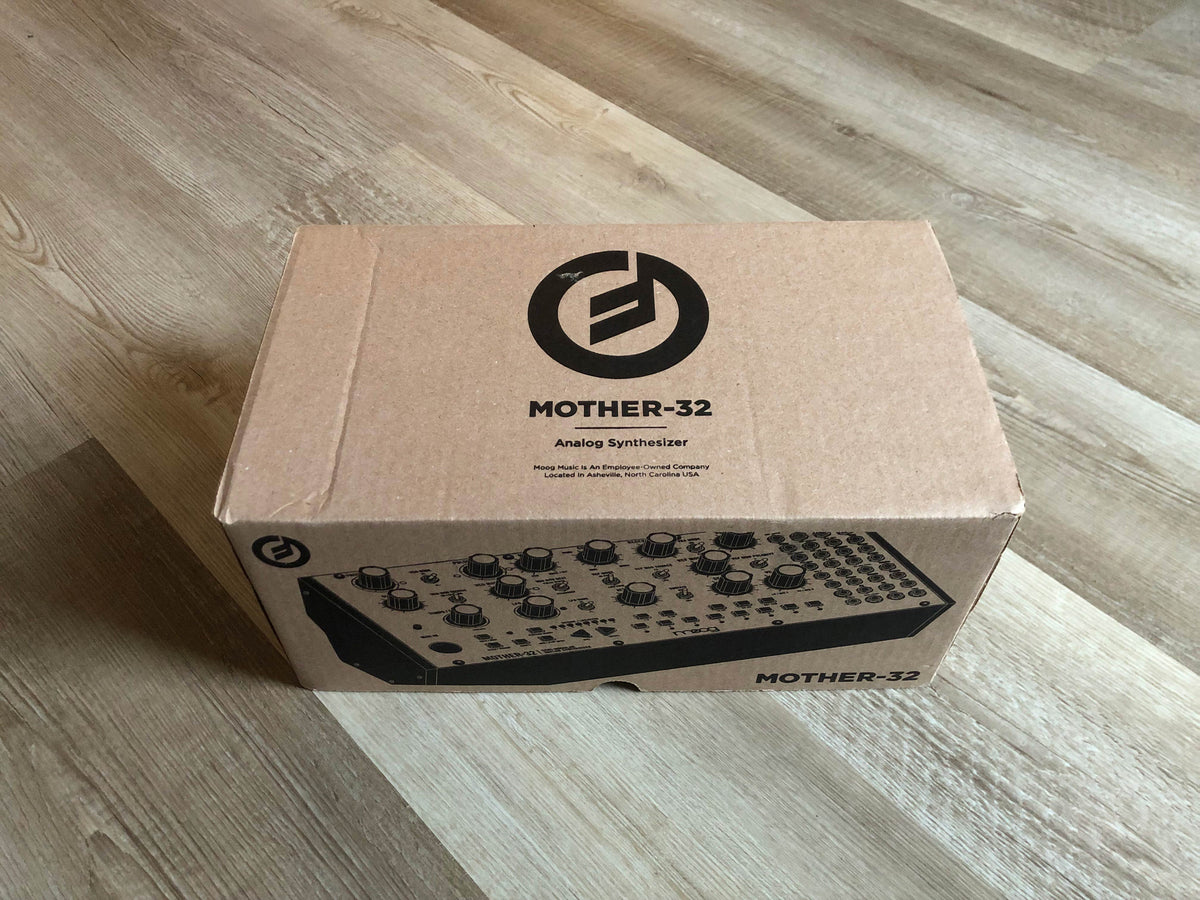 Moog Mother-32 Semi-Modular Analog Synthesizer w/ OG Box, PSU, 5 Moog Patch Cables + Manual