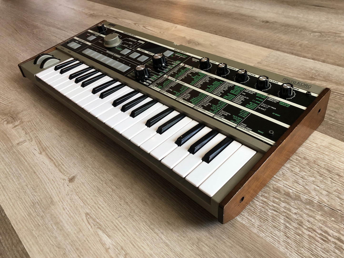 MicroKorg w/ All New Pots & Tacts, OG MIc + Aftermarket PSU