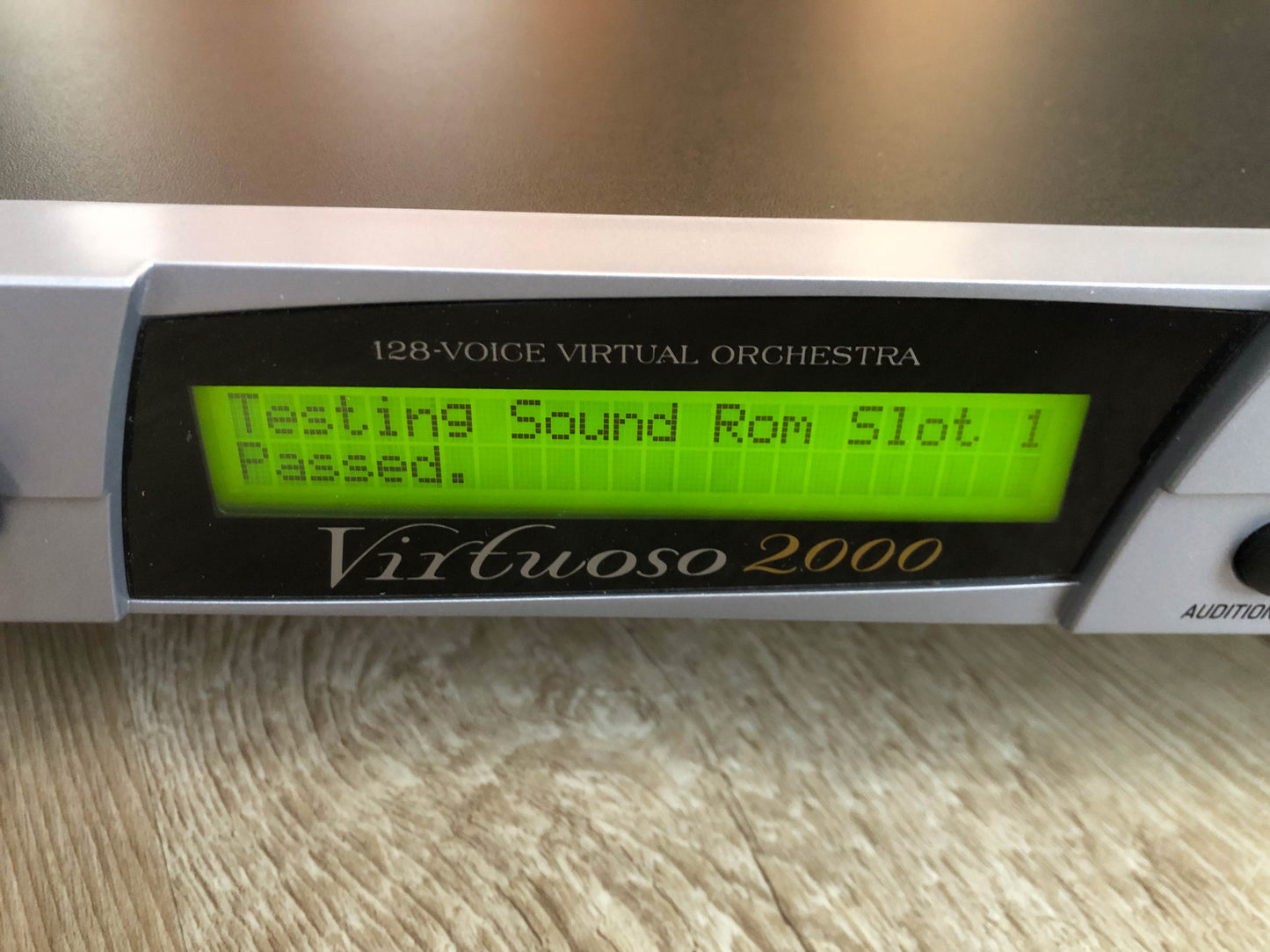 E-MU Systems Virtuoso 2000 Synthesizer Sound Module w/ New Encoder + Rack Ears