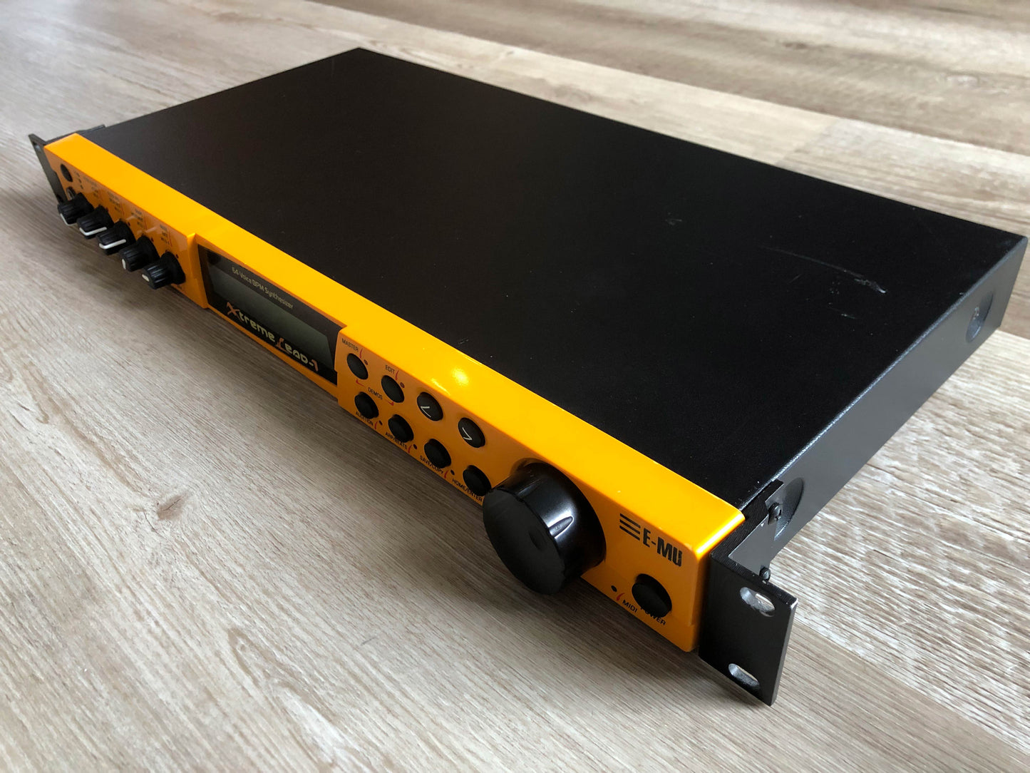 E-MU Xtreme Lead XL-1 Synthesizer Module w/ New, Modern Power Supply + New Encoder