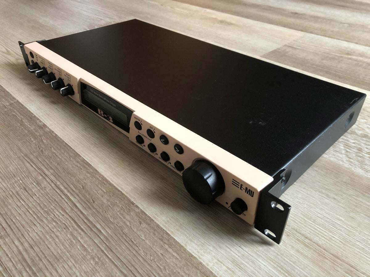E-MU Systems B-3 Tonewheel Organ Sound Module in Beautiful Condition w/ New Encoder + Rack Ears