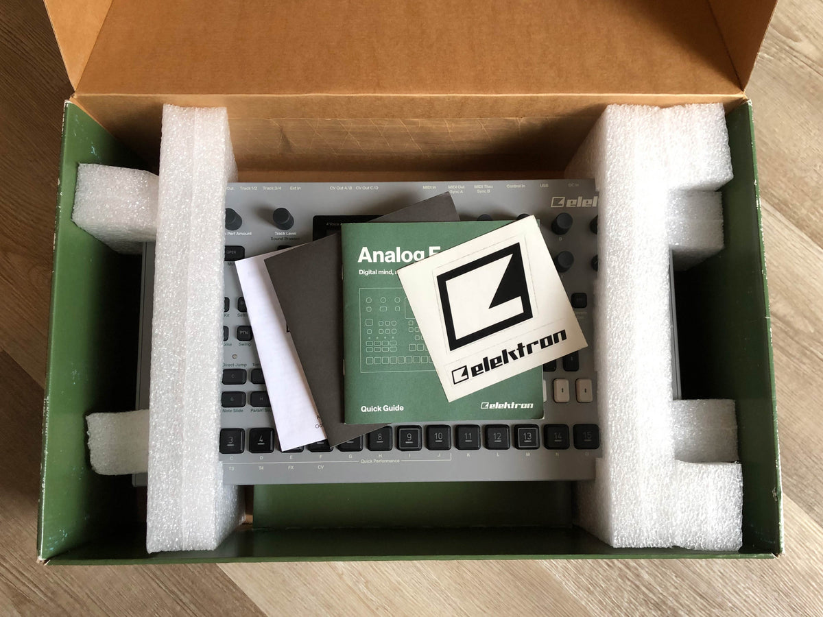 Elektron Analog Four MKII (Gray) w/ Original Box, PSU + New USB Cable