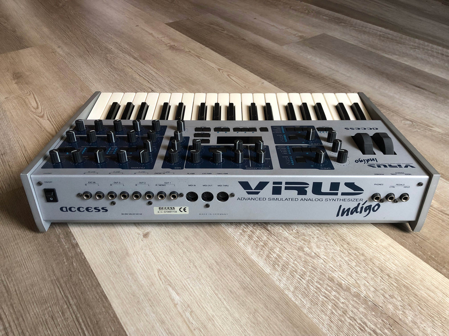 Access Virus Indigo w/ All New Tacts, New Display, Key Contact Board, Battery, Power Switch + PSU