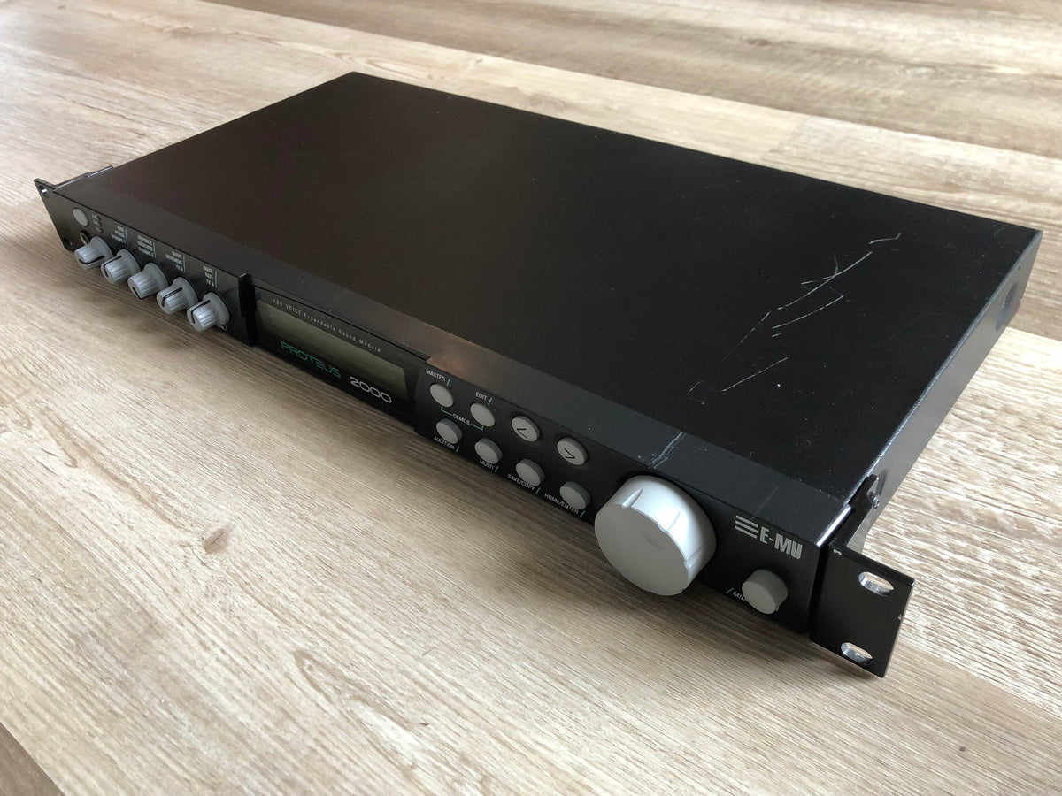 E-MU Proteus 2000 Synthesizer Module w/ New Power Supply + New Encoder