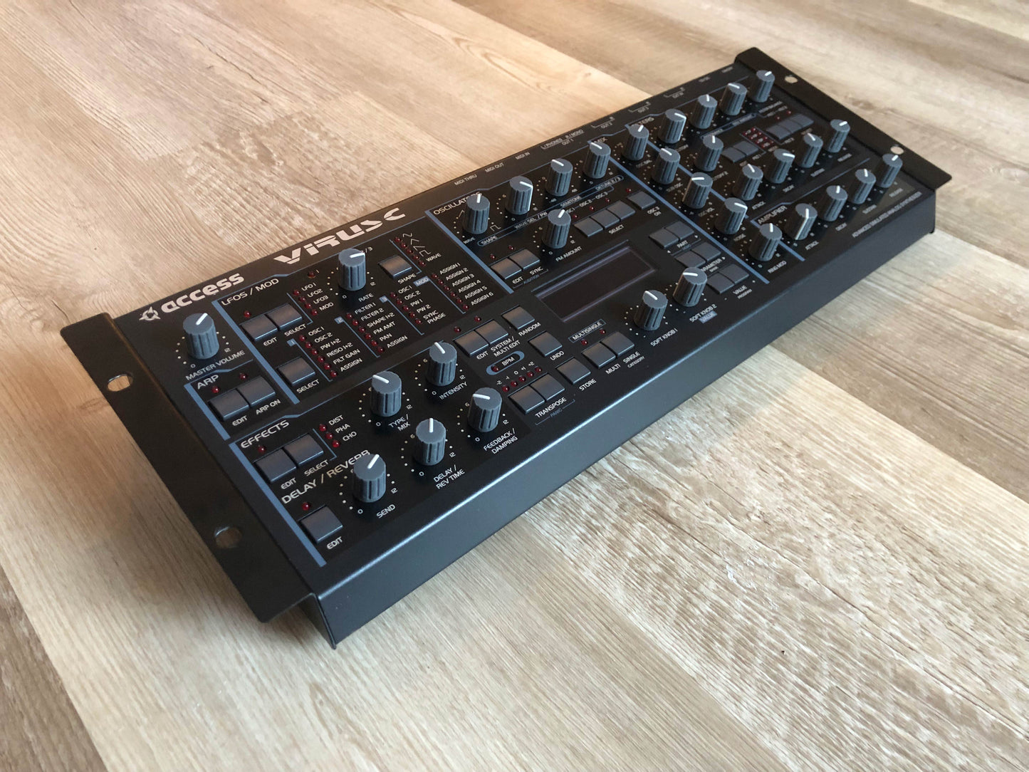 Access Virus C Rack, All New Tacts, New Power Filter Cap, Battery + PSU, OS 6.5