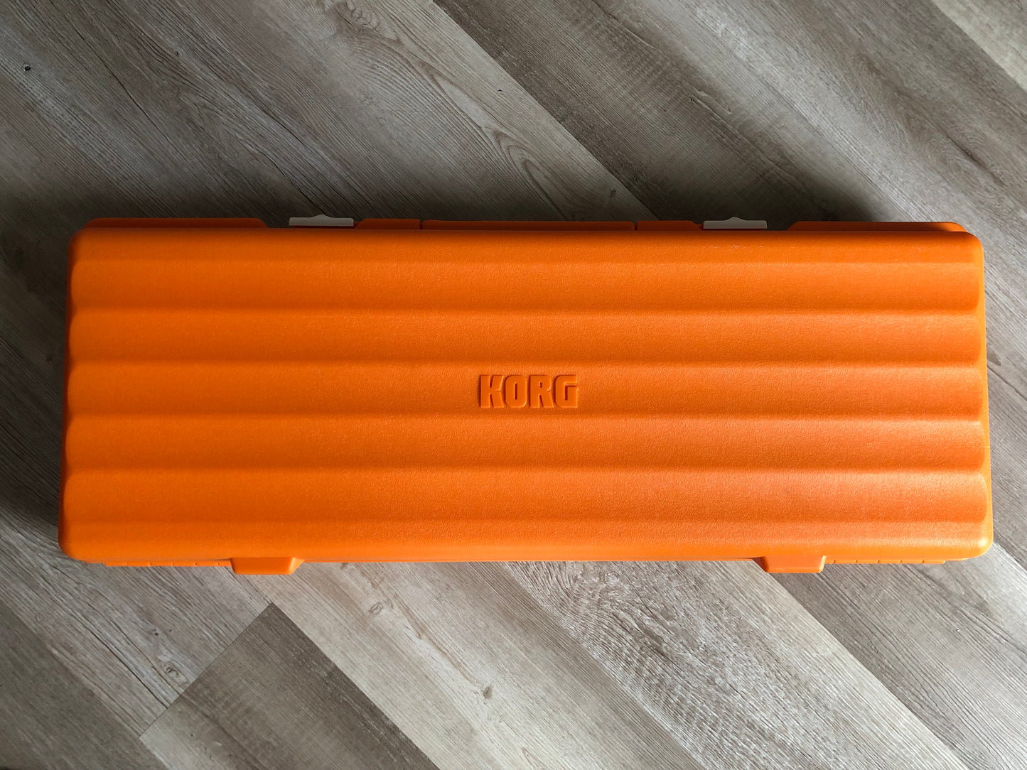 Korg MicroX w/ Orange Carrying Case + Aftermarket PSU