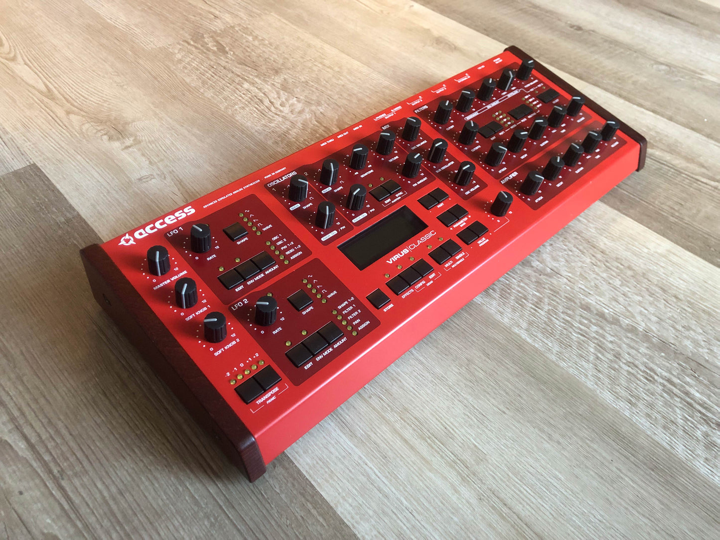 Access Virus Classic Desktop (B) w/ All New Tacts, Power Filter Cap, Battery + PSU, OS 4.9