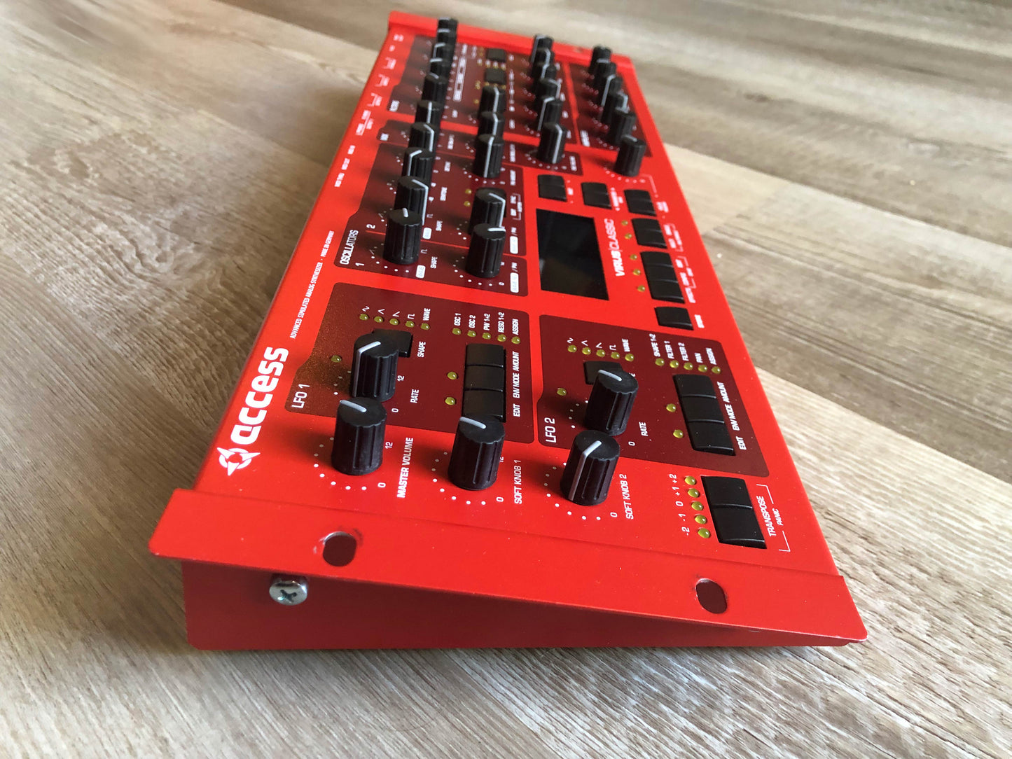 Access Virus Classic Rack (B), New Display, Power Filter Cap, Battery + PSU, OS 4.9